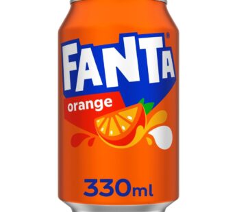 European Fanta Orange Soda 6-Pack of Cans 6 x 330 ml