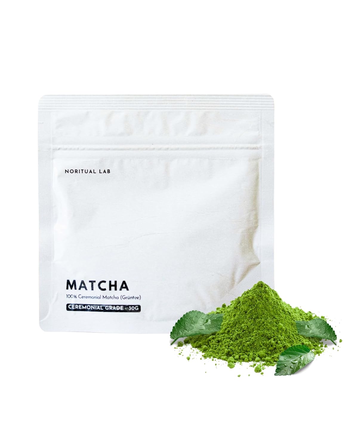Ceremonial Matcha - Pure Green Tea Powder from Japan - Original Japanese Tea of the First Harvest - Highest Quality - 100% Natural & Laboratory Tested