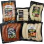MEISTER’S Grill Package Bratwurst, Cheese Sausage, Smoked Sausage Debrecziner, Rostbratwurst, Bernese Sausages with Cheese & Bacon Food Package