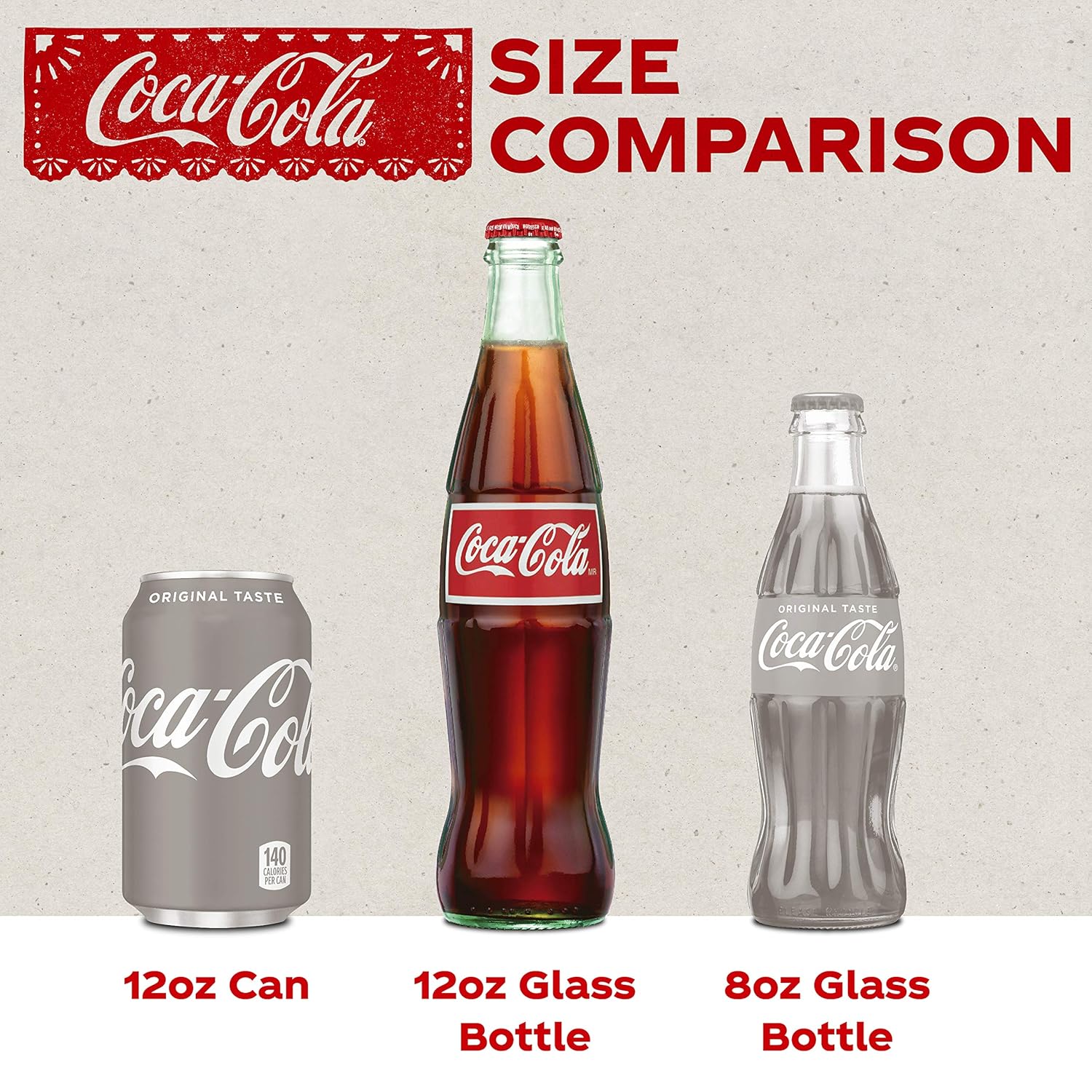 Mexican Coke Fiesta Pack, 12 fl oz Glass Bottles, 12 Pack - Image 4