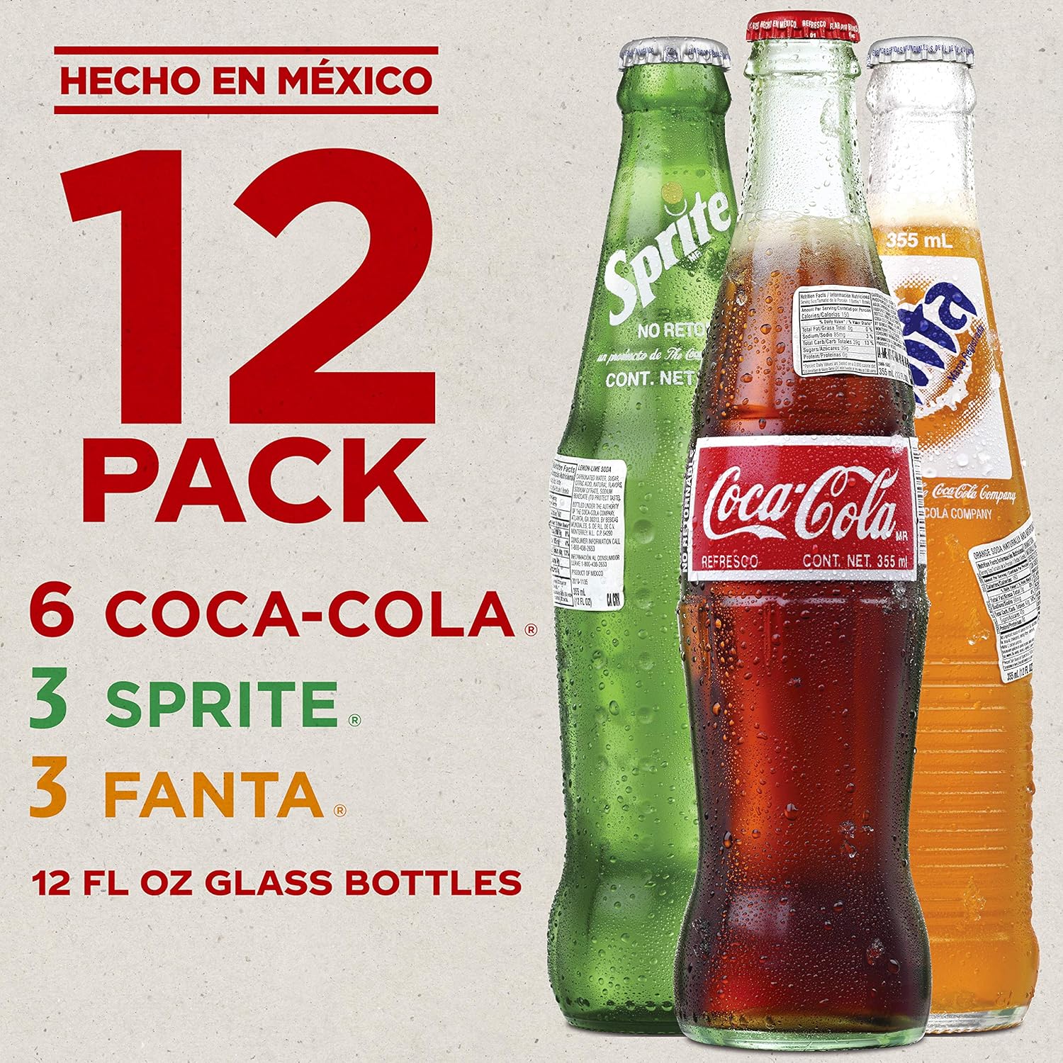 Mexican Coke Fiesta Pack, 12 fl oz Glass Bottles, 12 Pack - Image 3