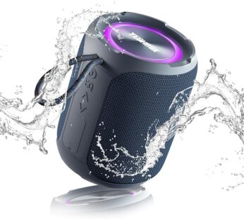Portable Bluetooth Speaker with Stereo, IPX7 Waterproof, Bluetooth 5.3 with 4-in 1 BT/Aux/TF-Card/U Disk Input, 40W Wireless Speaker for Outdoor/Home/Party/Electronic Gadgets