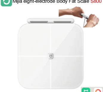 Mijia Eight Electrodes Body Fat Scale S800 Dual Band Heart Rate Detection Body Fat & Water Content Testing 150KG Max Smart Home